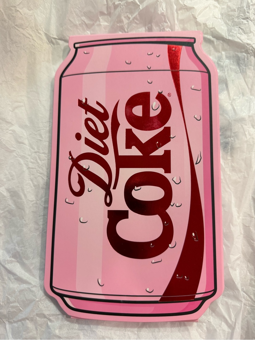 Coca Cola Diet Coke Pink and White Art Print and Pen